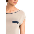 Vamp - Krátká dámská noční košile BEIGE SOLEIL S 14191 - Vamp (3059224) - 2