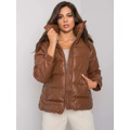 Dámská prošívaná zimní bunda z eko-kůže D-3230 - FPrice (3042479) - 2