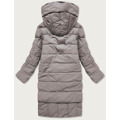 Béžová asymetrická dámská oversize bunda (1535) (3159142) - 2