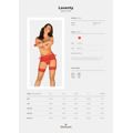 Vášnivý podvazkový pás Loventy garter belt 2XL/3XL - Obsessive (3139809) - 2