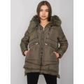 Dámská bunda KR H 1072 95P khaki (3098822) - 8
