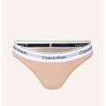 Dámské tanga QF7050E 7NS béžová - Calvin Klein (3612191) - 1
