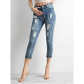 Kalhoty JMP SP CHK001 jeans.81 modrá (2557062) - 9