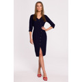 Šaty S295 tmavě modré - Stylove (3417963) - 5