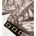 Kapučínová dámská bunda bomber (B9798-12) (3244097) - 2
