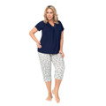Pyžamo Aria Plus tmavě modré - Donna (3489748) - 1