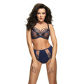 Dámské kalhotky brazilky PARADISE K498 tmavě modré (3406928) - 1
