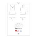 Elegantní košilka Chiccanta chemise - Obsessive (1610062) - 3