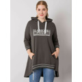 Dámská mikina RV BL 6849.63P tmavá khaki (3515155) - 6