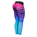 Dámské fitness legíny Six Deuce Oceana - fialová/růžová/modrá - Litexo (3266714) - 1