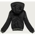 Černá dámská bunda typu "bomber" (B8098-1) (3490858) - 2