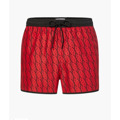 Pánské koupací kraťasy - KM00738 - 0KP - červená/černá - Calvin Klein (3388646) - 1