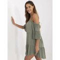 Dámské šaty-TW-SK-BI-80840.20 khaki (3336042) - 10