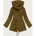 Černo/žlutá oboustranná dámská bunda parka (W703BIG) (3091646) - 4