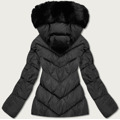 Černá krátká dámská zimní bunda (TY035-1) (3585886) - 3