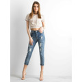 Kalhoty JMP SP CHK001 jeans.81 modrá (2557062) - 12