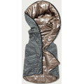 Rozšířená oboustranná dámská vesta v barvě cappuccino (B8006-12) (3283056) - 5