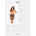 Krajkový podvazkový pás Isabellia garter belt - Obsessive (3196352) - 2