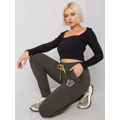 Tepláky RV DR 6685.70P tmavá khaki (3458509) - 1