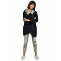 B091 Mikina na zip Oversized - černá (3213752) - 18