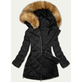 Černá oboustranná dámská zimní bunda (m-210a5) (3059405) - 5