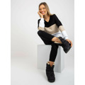 Mikina RV BL 8377.89 černá a béžová (3605222) - 7