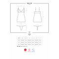 Smyslná košilka 840 - CHE chemise - Obsessive (587738) - 3