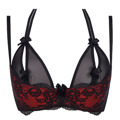 Podprsenka Tamarillo Sorbet V-7791 černo/červená - Axami (3539933) - 3