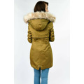 Damska parka zimowa na misiu żółta (b2623) (2942956) - 6