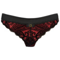 Tanga V-10048 černá/červená - Axami (3546178) - 4