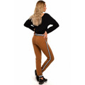 M460 Kalhoty Jogger s pruhovanými žebrovanými manžetami - šedé (3213864) - 3