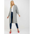 Dámský svetr LO SW LK 3001 kardigan.82P šedý (3558447) - 8