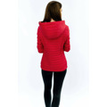 Červená bunda s asymetrickým zipem (DL015) (2965691) - 5
