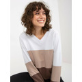 Mikina RV BL 8328.65P bílo-hnědá (3714270) - 8