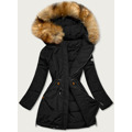 Černá oboustranná dámská zimní bunda (m-210a5) (3059405) - 1