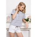 Pyžamo Kingdom Short Dots & Grey - Aruelle (3490396) - 6