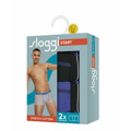 Pánské boxerky Start Hipster C2P box - UNKNOWN - modročerné V005 - SLOGGI (3262624) - 4