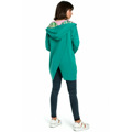 B091 Mikina na zip Oversized - černá (3213752) - 10