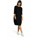 B083 Oversized šaty s přední kapsou - královská modř (3213746) - 6
