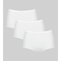 Dámské kalhotky loggi Basic+ Maxi 3P bílé (3245776) - 7