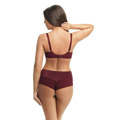 Dámské kalhotky Brasiliana Paradise K498 Maroon - Gorsenia (3485038) - 3