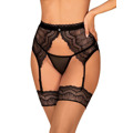 Krajkový podvazkový pás Isabellia garter belt - Obsessive (3196352) - 5