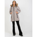 Dámský kabát NM KR P22 6678 1.18P tmavě lila (3567850) - 11