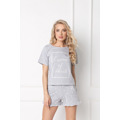 Pyžamo Hearty Short Grey - Aruelle (3490393) - 4