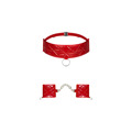 Pikantní sada Hunteria cuffs & choker - Obsessive (3265704) - 1