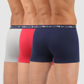 Pánské boxerky 3 ks DIM COTTON STRETCH BOXER 3x - DIM - tmavě modrá (2683351) - 2