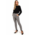 M460 Kalhoty Jogger s pruhovanými žebrovanými manžetami - šedé (3213864) - 1