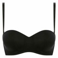 Dámská podprsenka s odnímatelnými ramínky DIM WIREFREE STRAPLESS BRA - DIM - černá (2683198) - 2