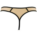 Barevná tanga V-10148 béžová/černá/zelená - Axami (3546166) - 2
