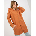Dámský kabát RV PL 8449.98P tmavě oranžový (3713369) - 15